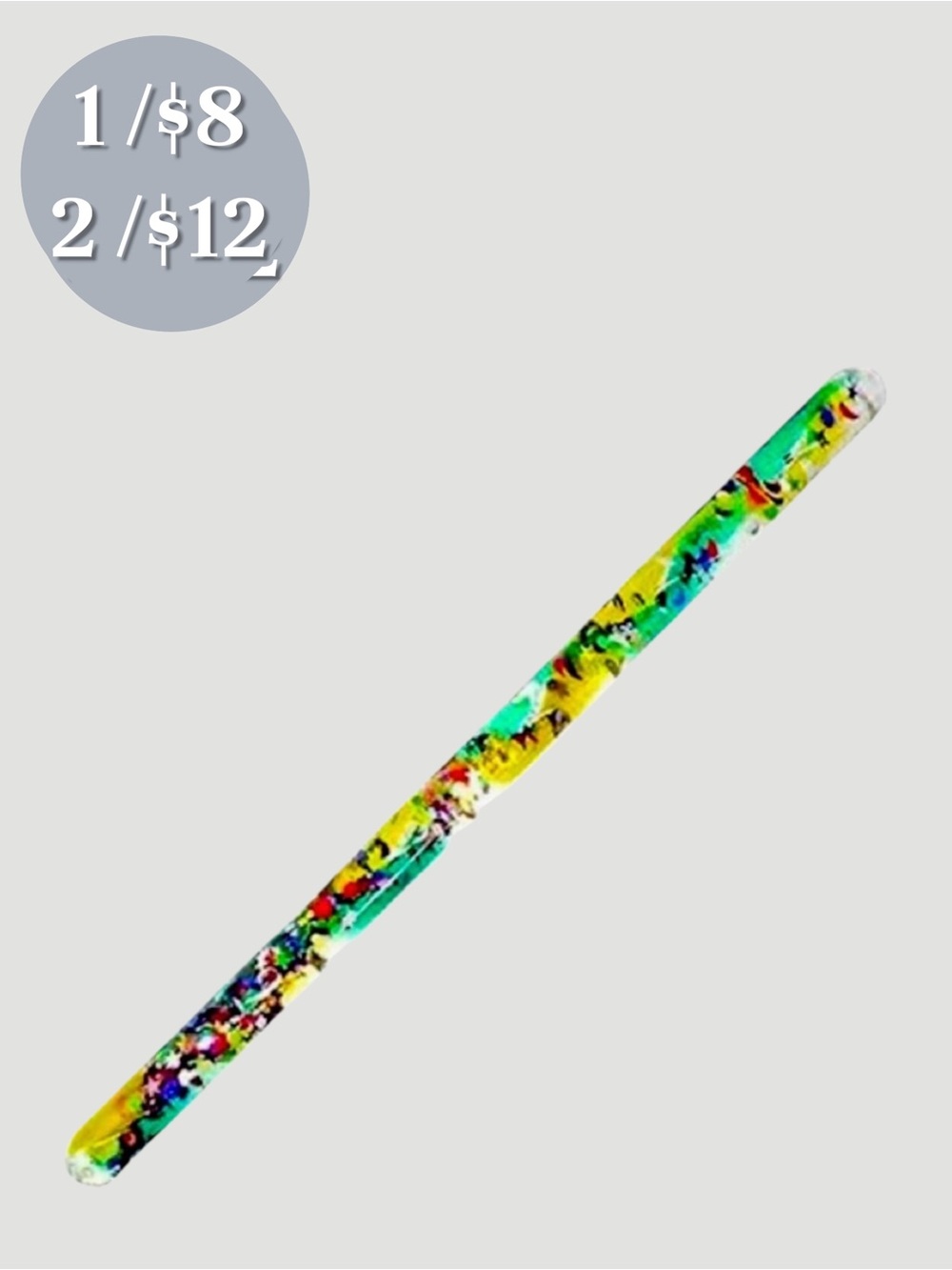 🪅 🆕 Toysmith Jumbo Spiral Glitter Wand. 12.5”. NWT